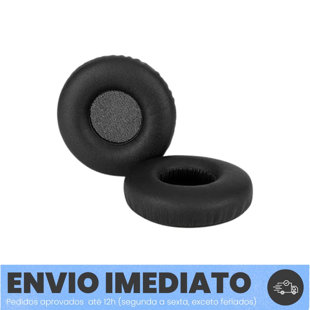 Par Almofadas de Espuma Protetor Auricular Compatível com Headset Jabra Evolve 75 MS/UC