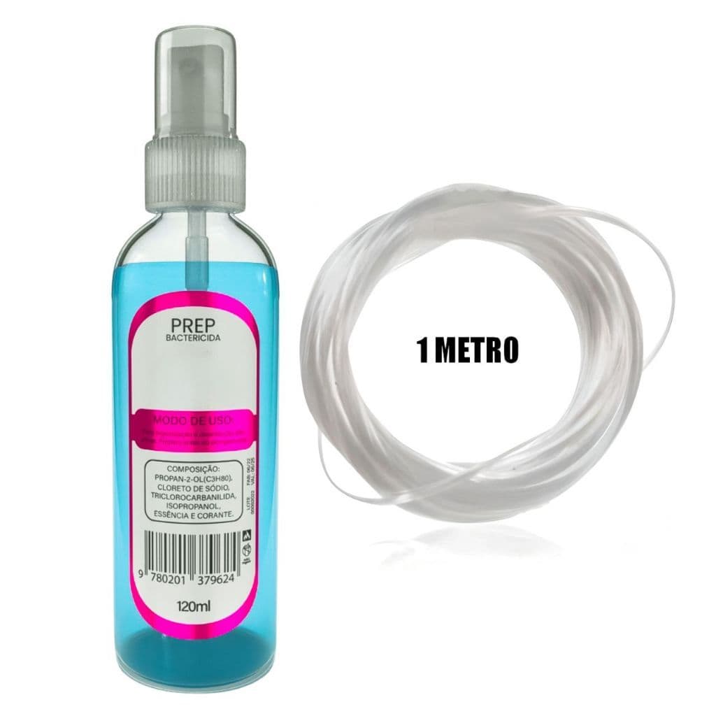Prep + Fibra De Vidro Anti Fungos Para Alongamentos Unhas Fibra Gel Acrigel