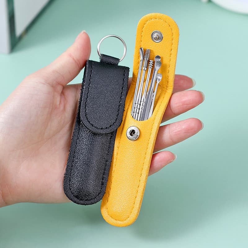 Limpeza De Cera, Removedor De Cera De Ouvido, Limpador De Ouvido Aço Inoxidável