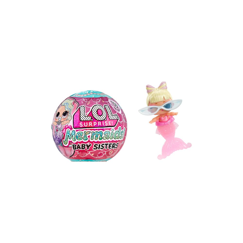 Boneca LOL Surprise Mermaids Baby Sisters Surpresas (P)