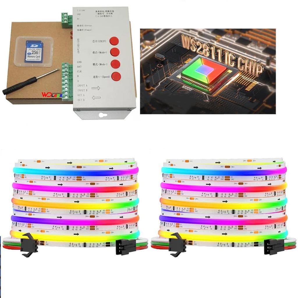 Led Ws2811 720 Leds Cob Neon Alto Brilho 10M Central T1000s