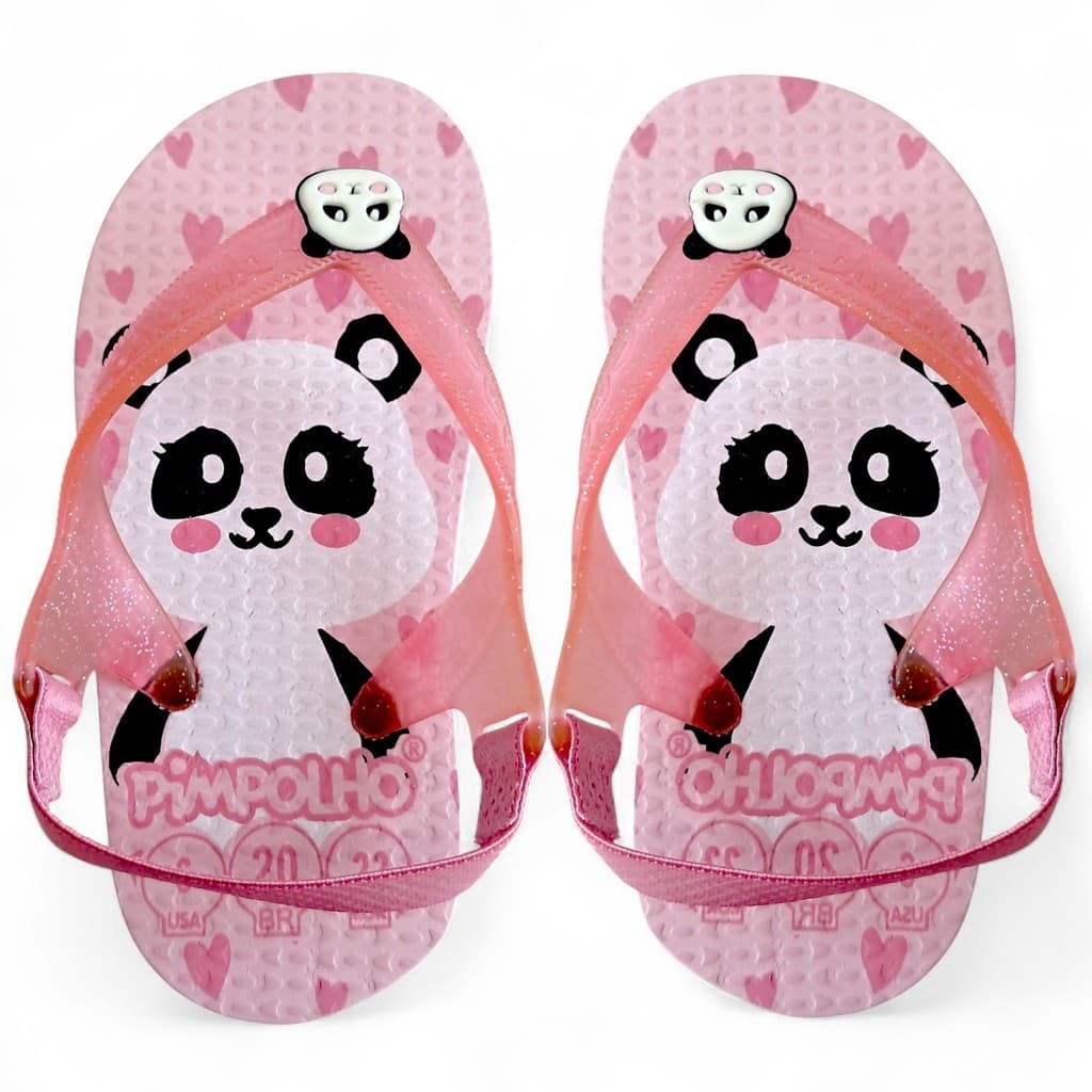 Chinelo Infantil Bebe Elastico Menina Pimpolho