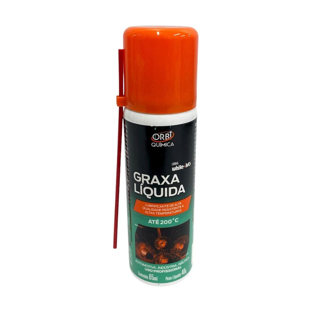 Graxa Líquida Spray Orbi Grax II 65ml Lubrificação Pesada