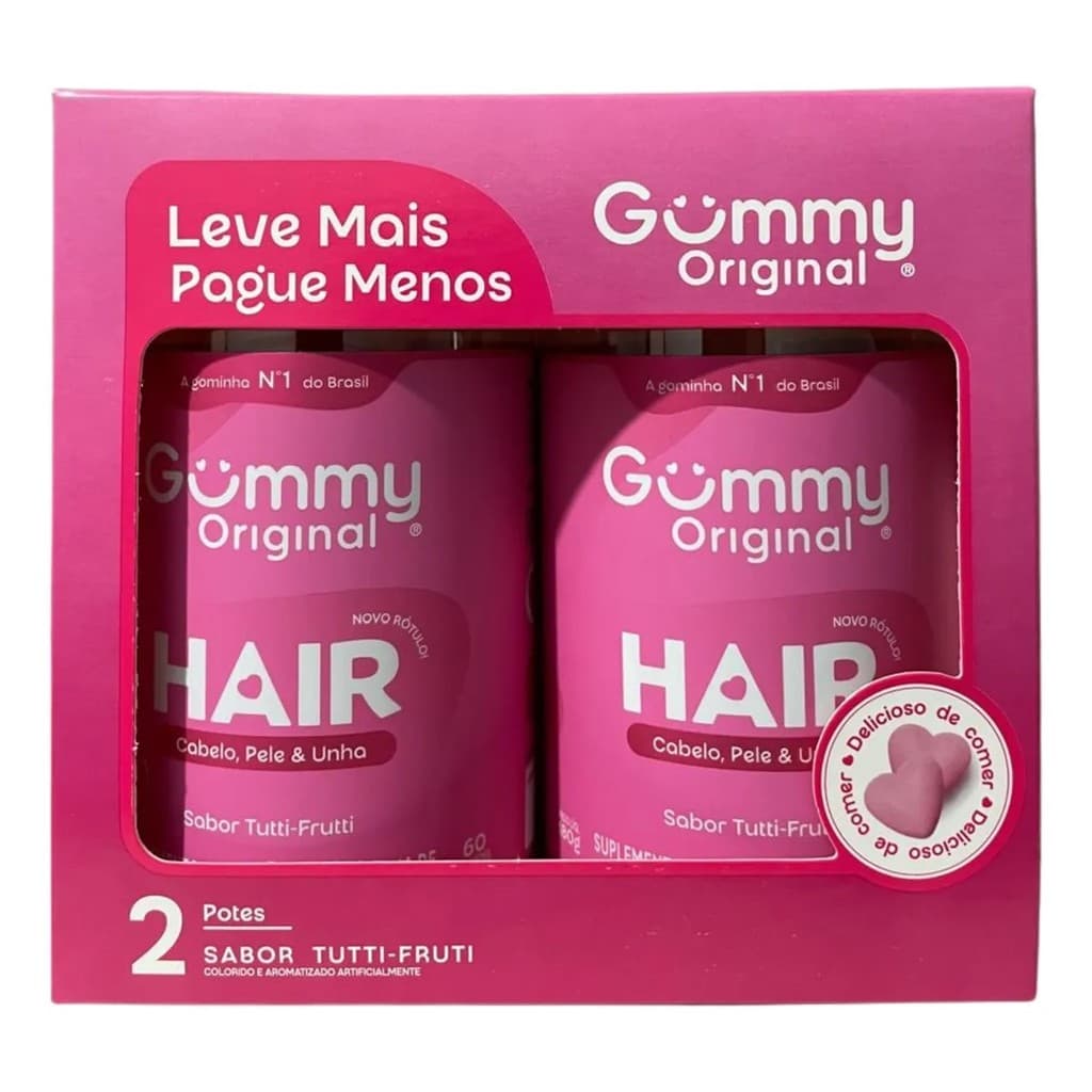 Gummy Hair Kit Com 2 - Tutti Frutti