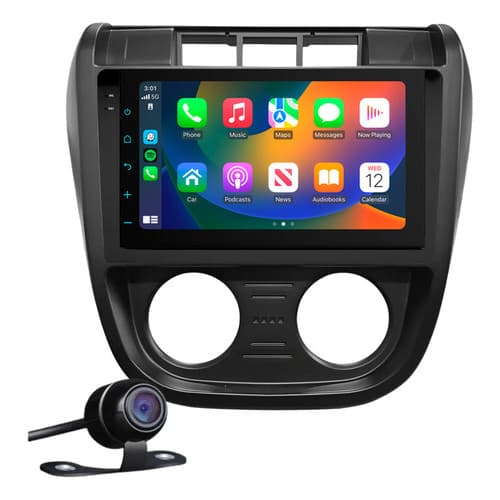 Multimidia + Câmera Spacefox 9p 2003/2009 Android Carplay  Preto