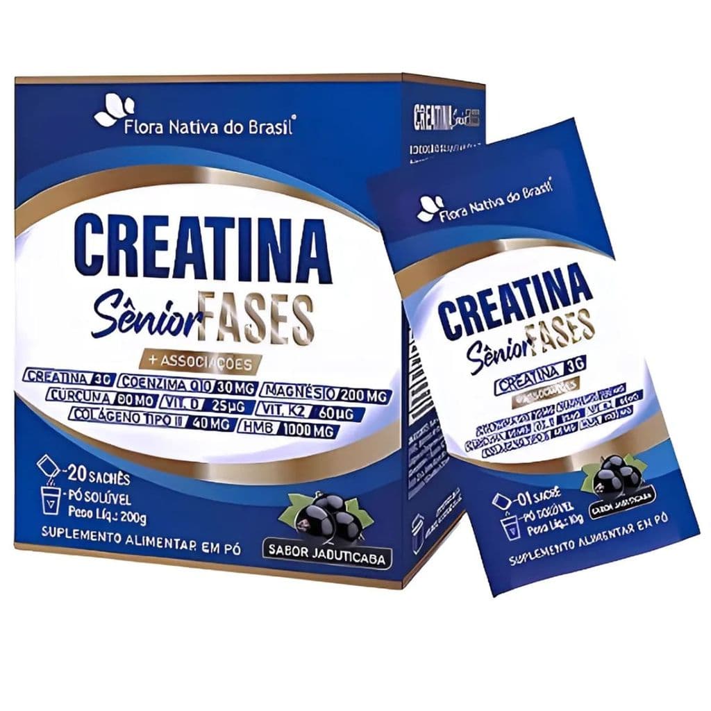 CREATINA SENIOR FASES Sabor Jabuticaba FLORA NATIVA