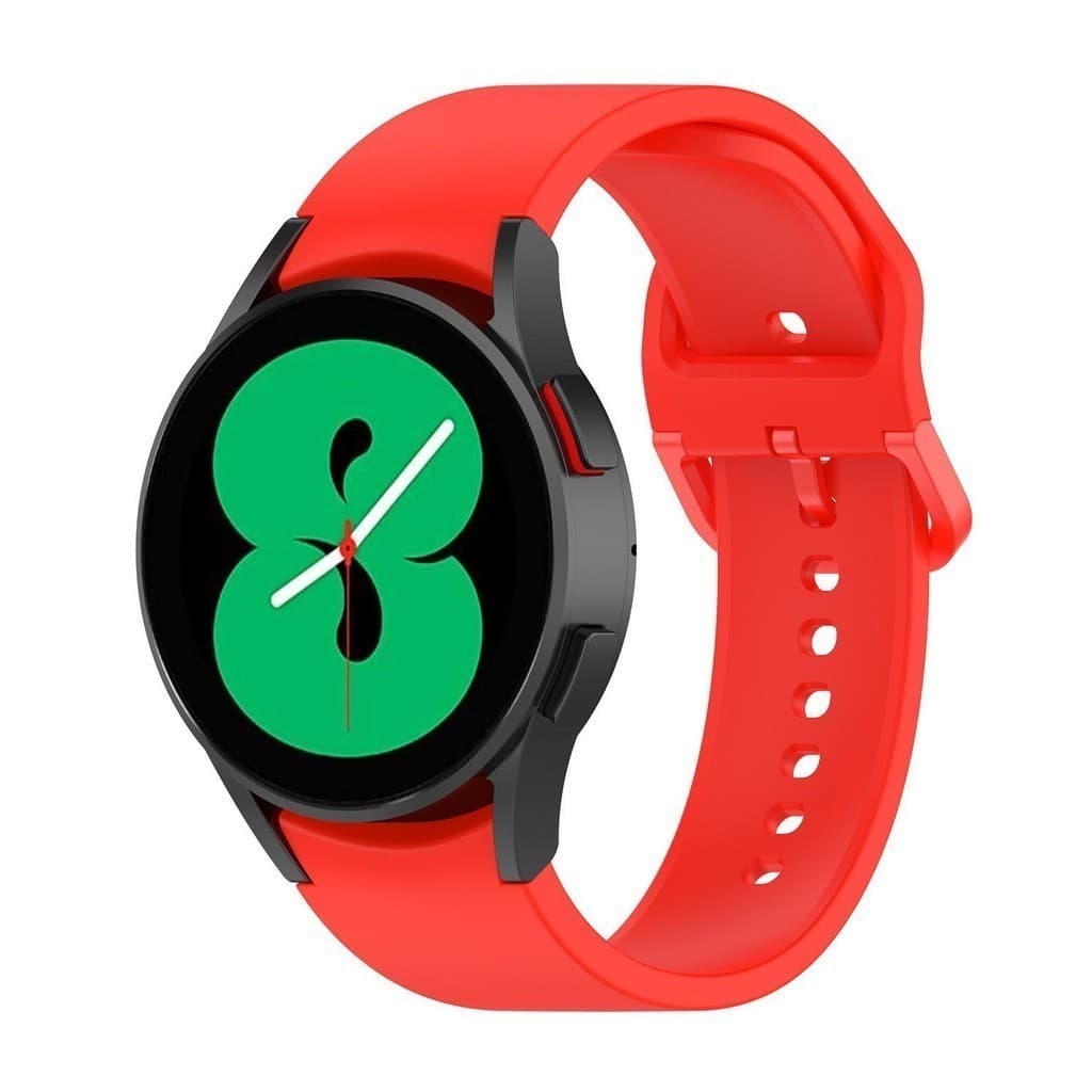 Pulseira 20mm De Silicone Para Samsung Galaxy Watch 4 / 5 / 5 Pro / Classic – Substituição Confortável