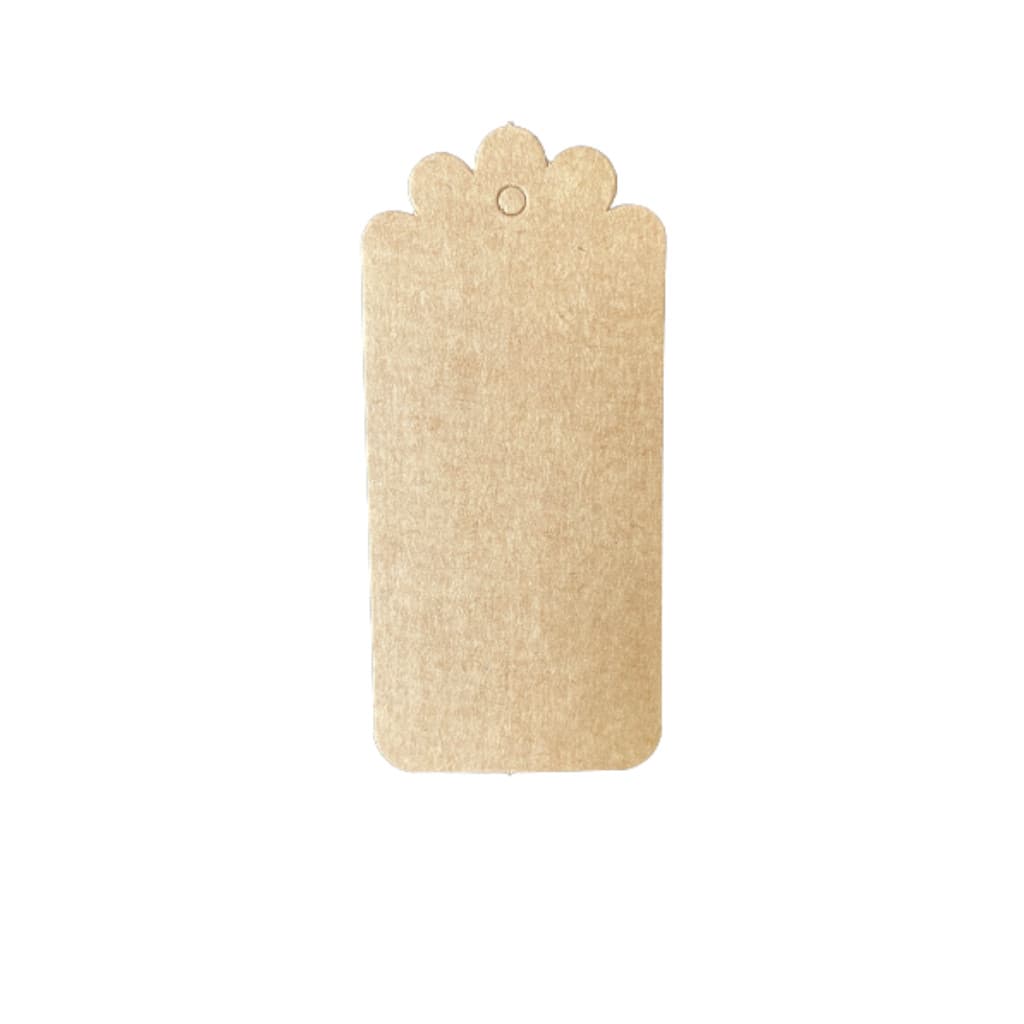 Tag (4,5 x 9,5 cm) retangular - 100 unidades