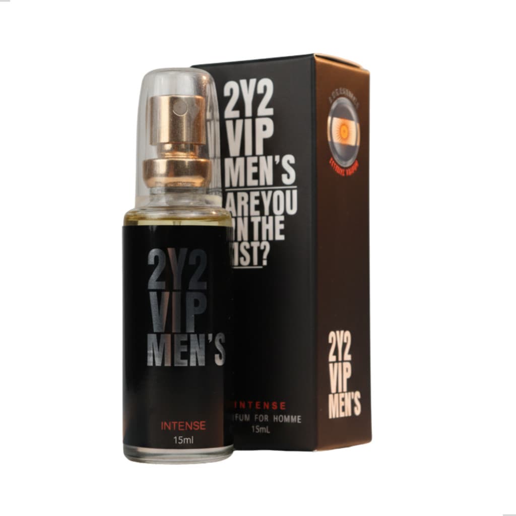 Mini Perfume Colônia Fragrância Masculino 2Y2 Vip Men's 15ml para Bolso Bolsa