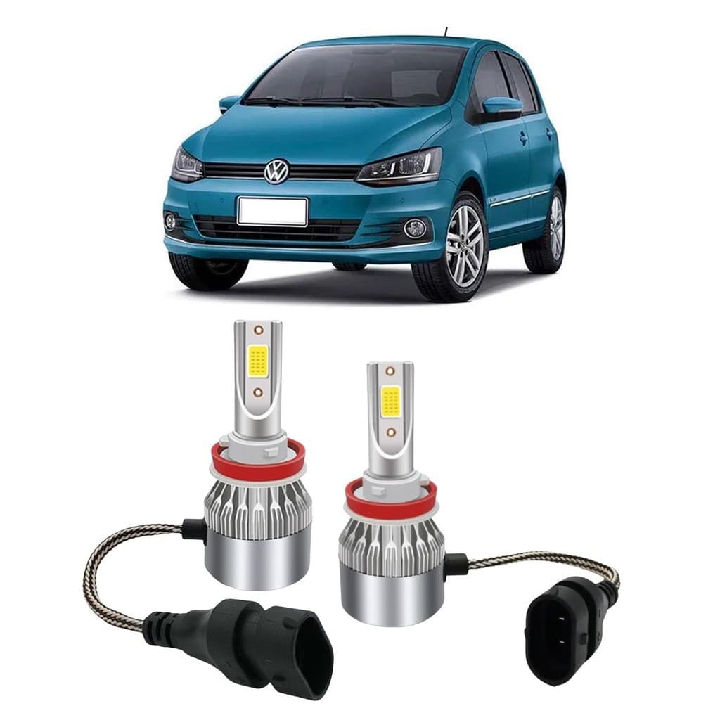 Par Lampada Super LED Farol de Milha Fox 2015 2016 2017 2018 6000k HB4