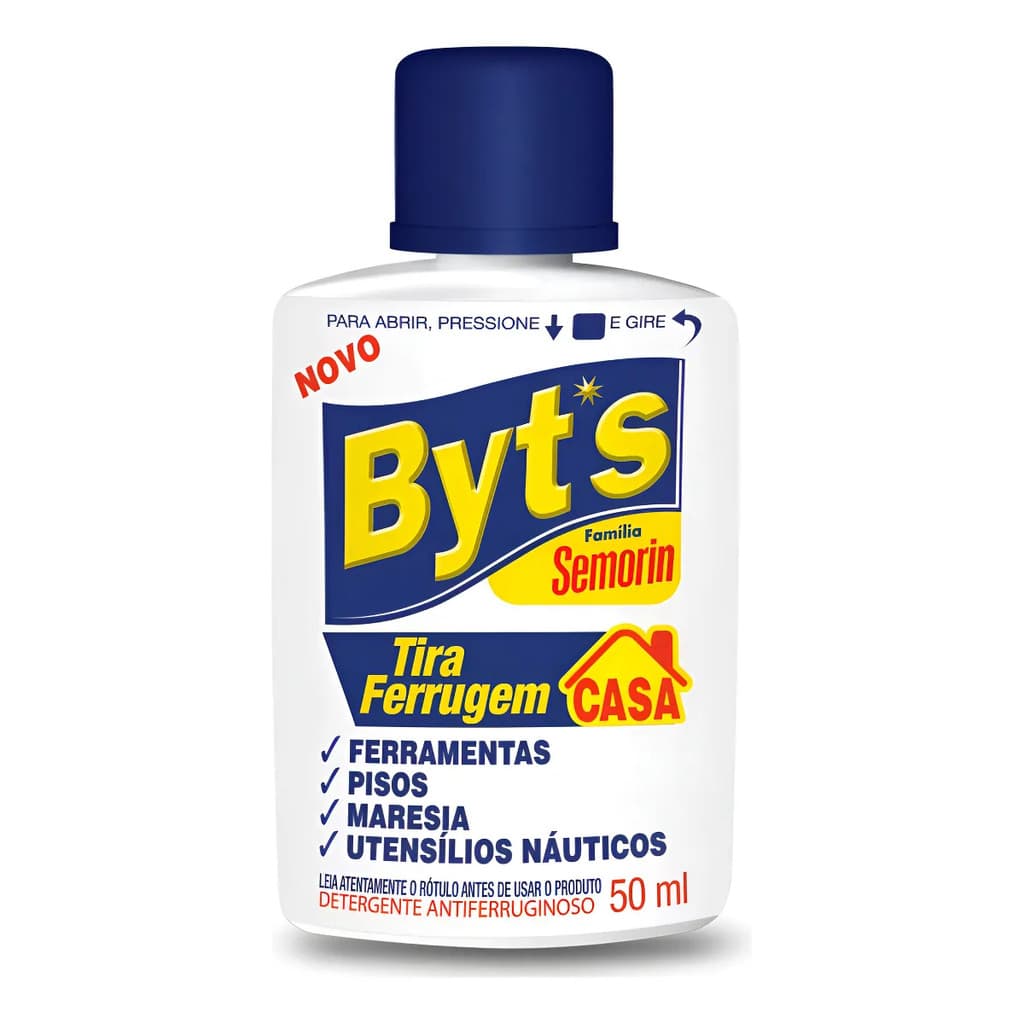 Tira Ferrugem Pisos Maresia Utensílios Naútico Byt's Semorin