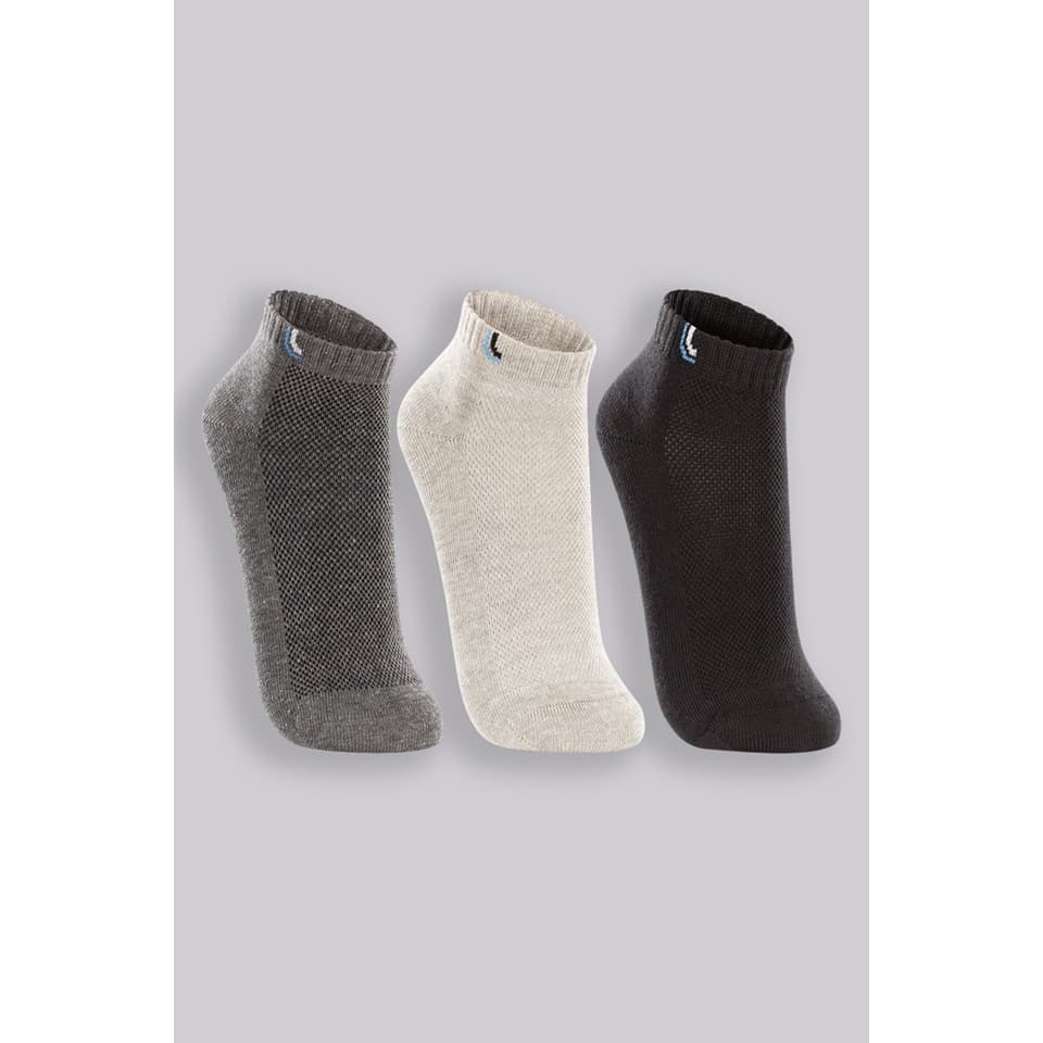 Kit 3 Pares de Meias Esportiva Cano Curto Lupo Masculina 3225