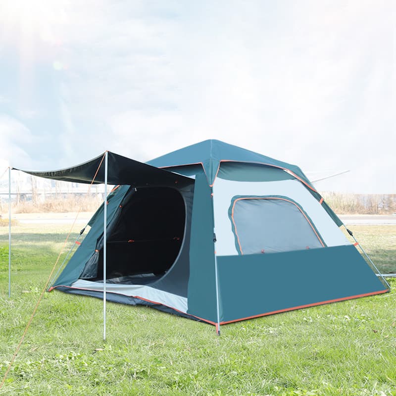 Barraca de praia de abertura rápida automática ao ar livre Camping protetor solar barraca multijogador à prova de chuva