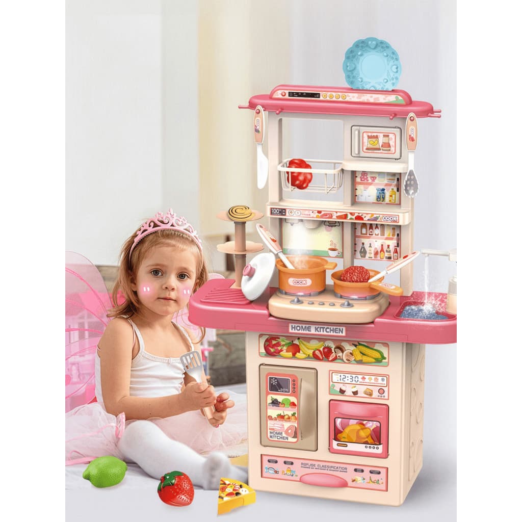 Cozinha Infantil Completa Chalé da Stella - 65cm, Sai Água, Luz e Som, Kit Chef