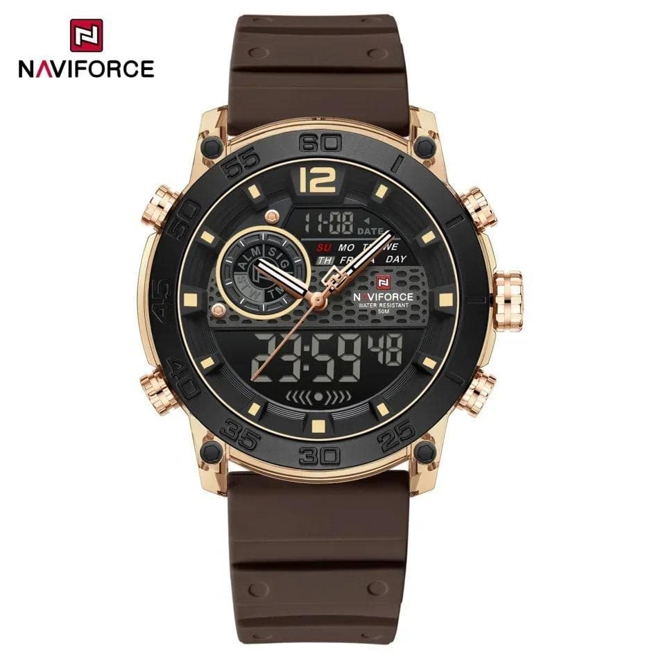 NAVIFORCE NF6104 Moda Casual Relógios De Quartzo Senhoras Relógio De Pulso À Prova D'água Silicone Banda Menina