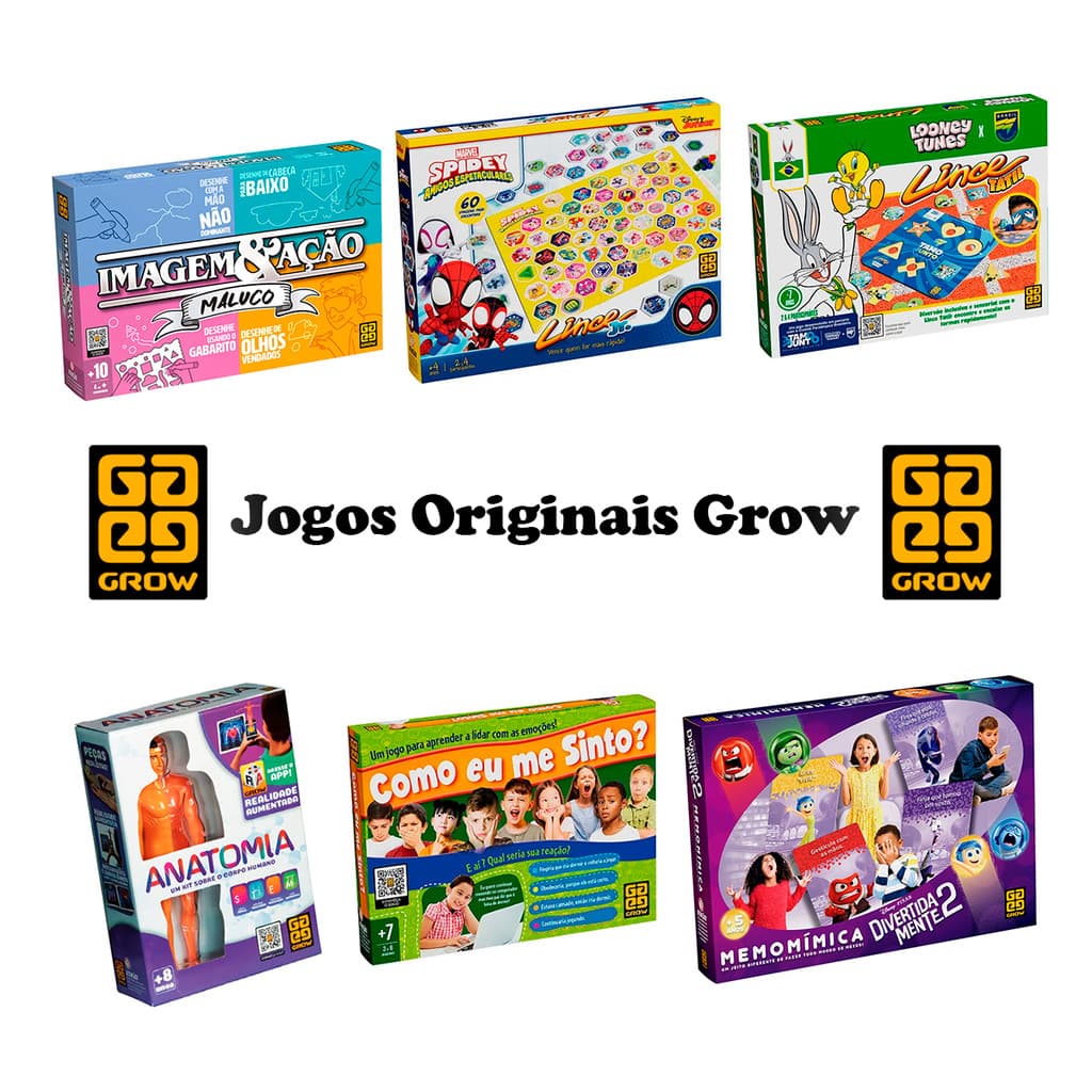 Jogos de Tabuleiro Grow Originais Super Condição