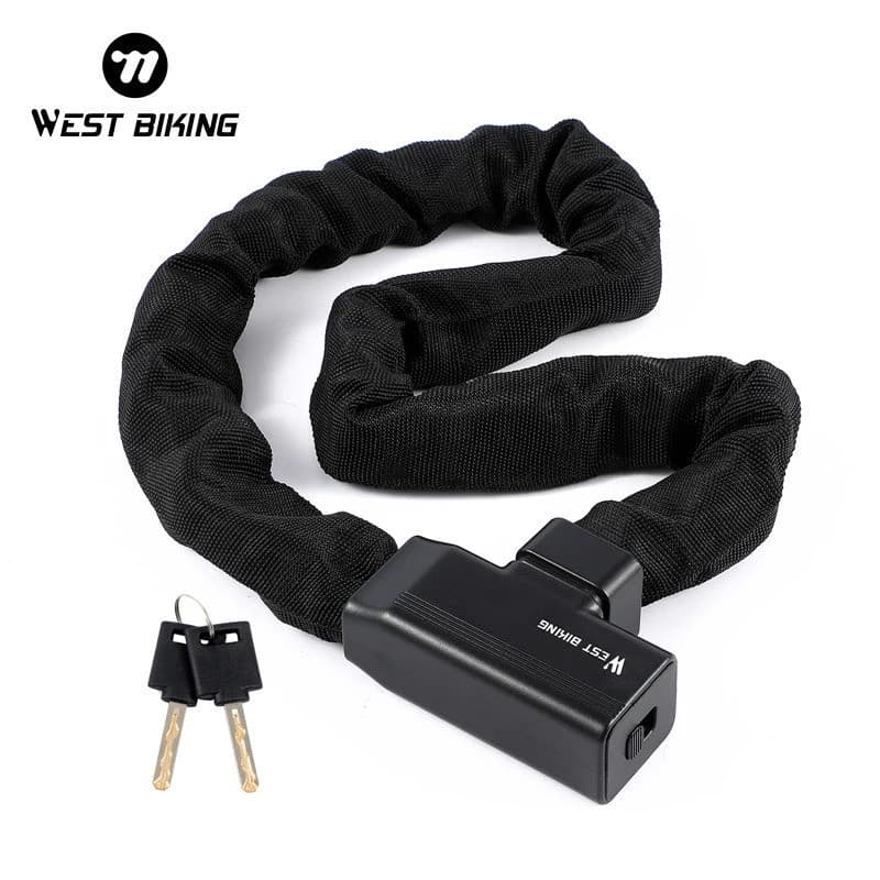 WEST BIKING Cadeado de Segurança para Bicicleta Antifurto para MTB e Bicicleta de Estrada com 2 Chaves Acessórios para S