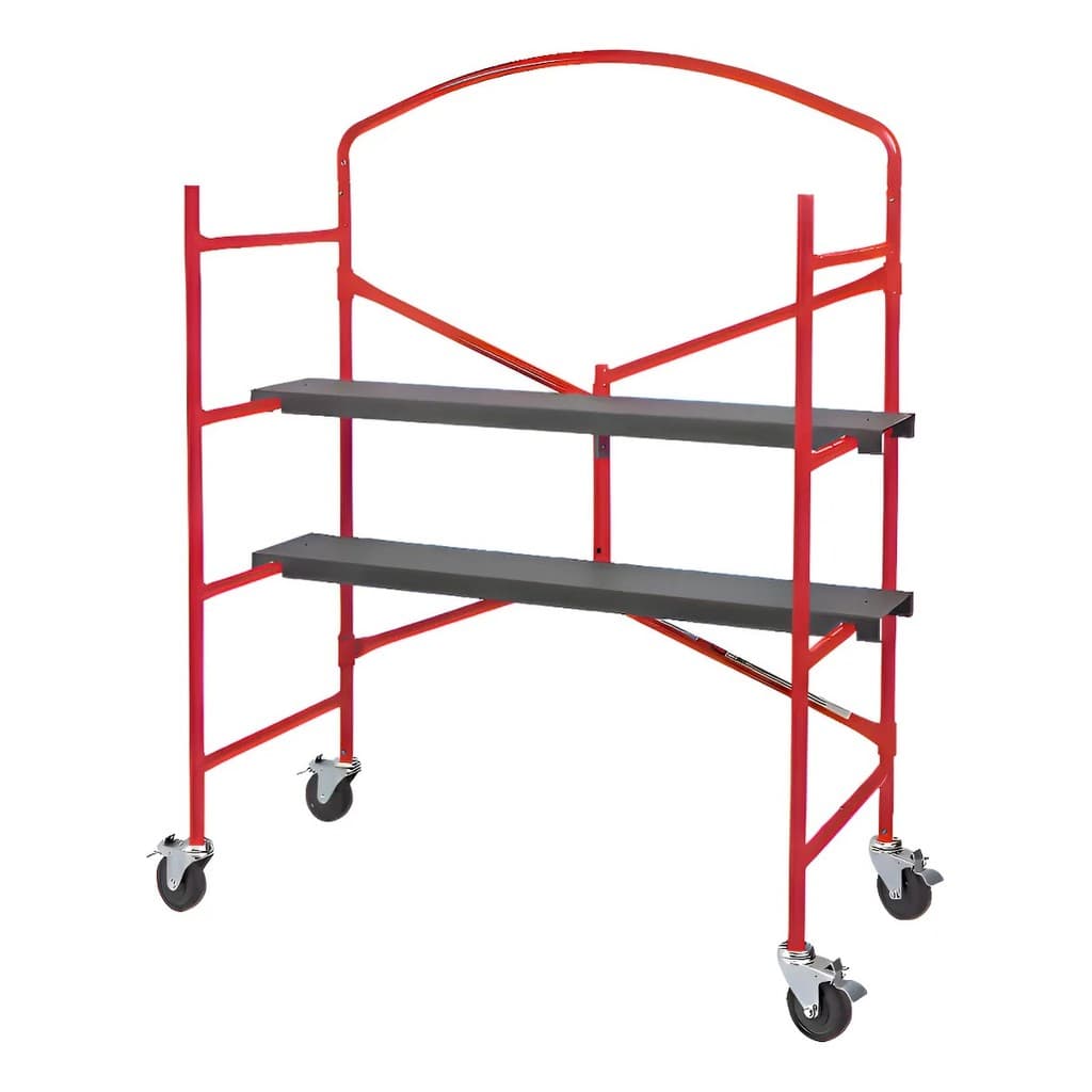 Andaime Portátil De Aço 1.54x0.53m Com Rodas Worker