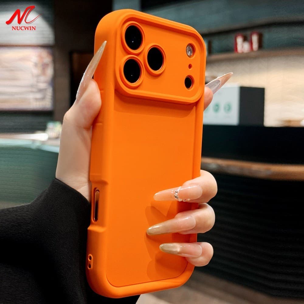 Capa de Silicone macio adequada para iPhone 17 Pro Max Air 16 15 14 PlusTPU adequada para iPhone 11 12 13 Pro Max