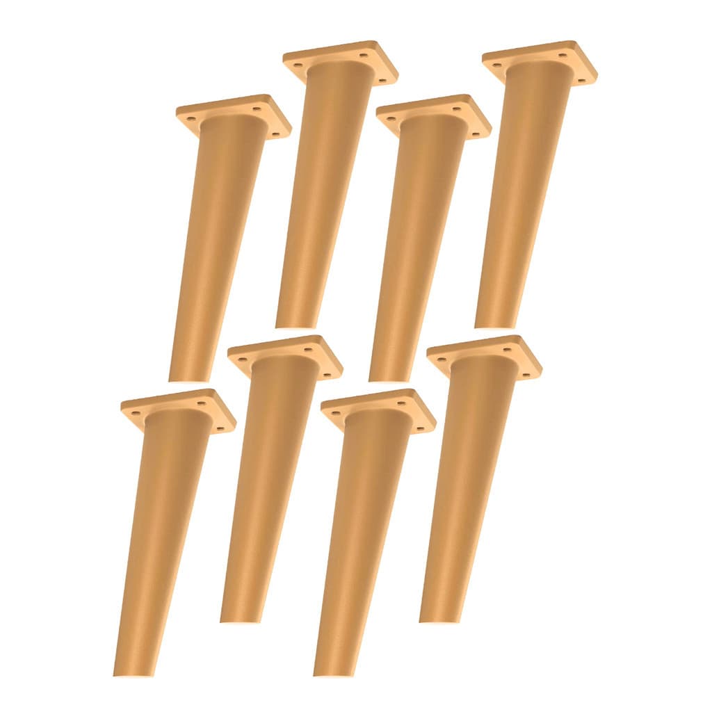 Kit 8 Pés 27cm Palitos PVC Reposição Para Mesas Moveis Apoio Criados