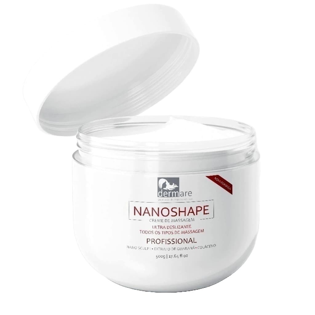 Creme de Massagem Profissional Nano Shape 500g – Firmeza e Revitalização da Pele