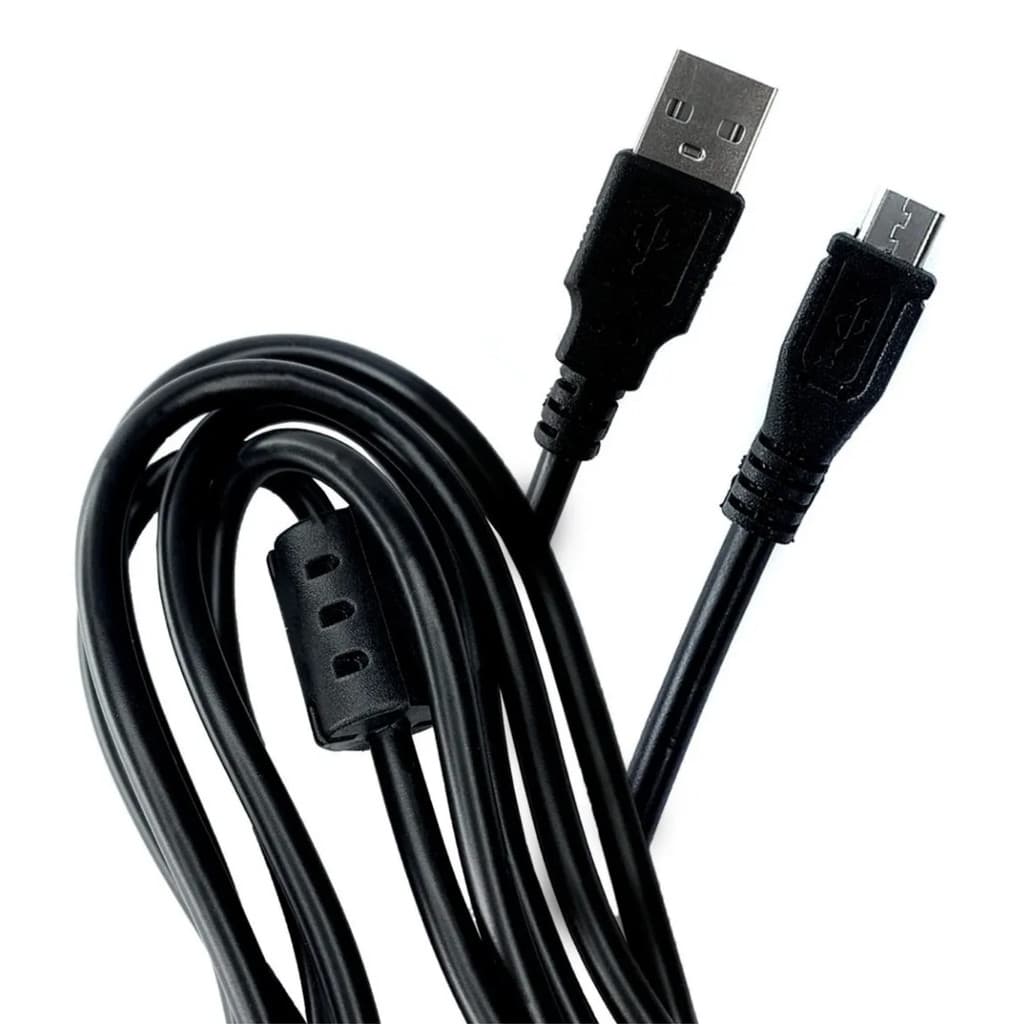Cabo V8 Carregador Controle Ps4 Com Filtro Usb 1,80 Metros