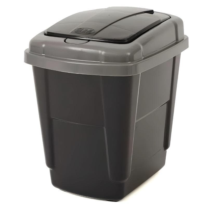 Lixeira Click 4,5Lt Silverblack Mb