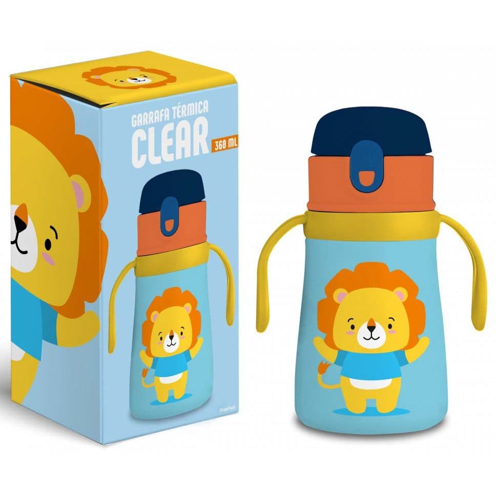 Garrafa Térmica Clear 360ML Infantil Sortidas