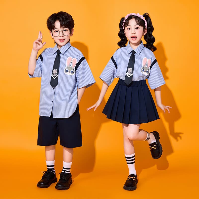 Trajes infantis Jogos de estudantes do ensino fundamental Desempenho de líderes de torcida Equipe de torcida de jardim d