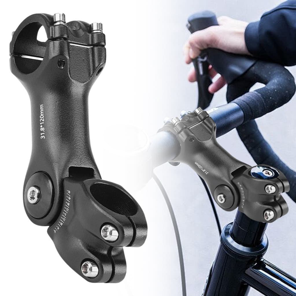 Haste De Bicicleta Para Estrada , Montanha , MTB , Mesa De 120mm , Ajustável , Garfo Dianteiro Guidão De 31.8mm , Peças