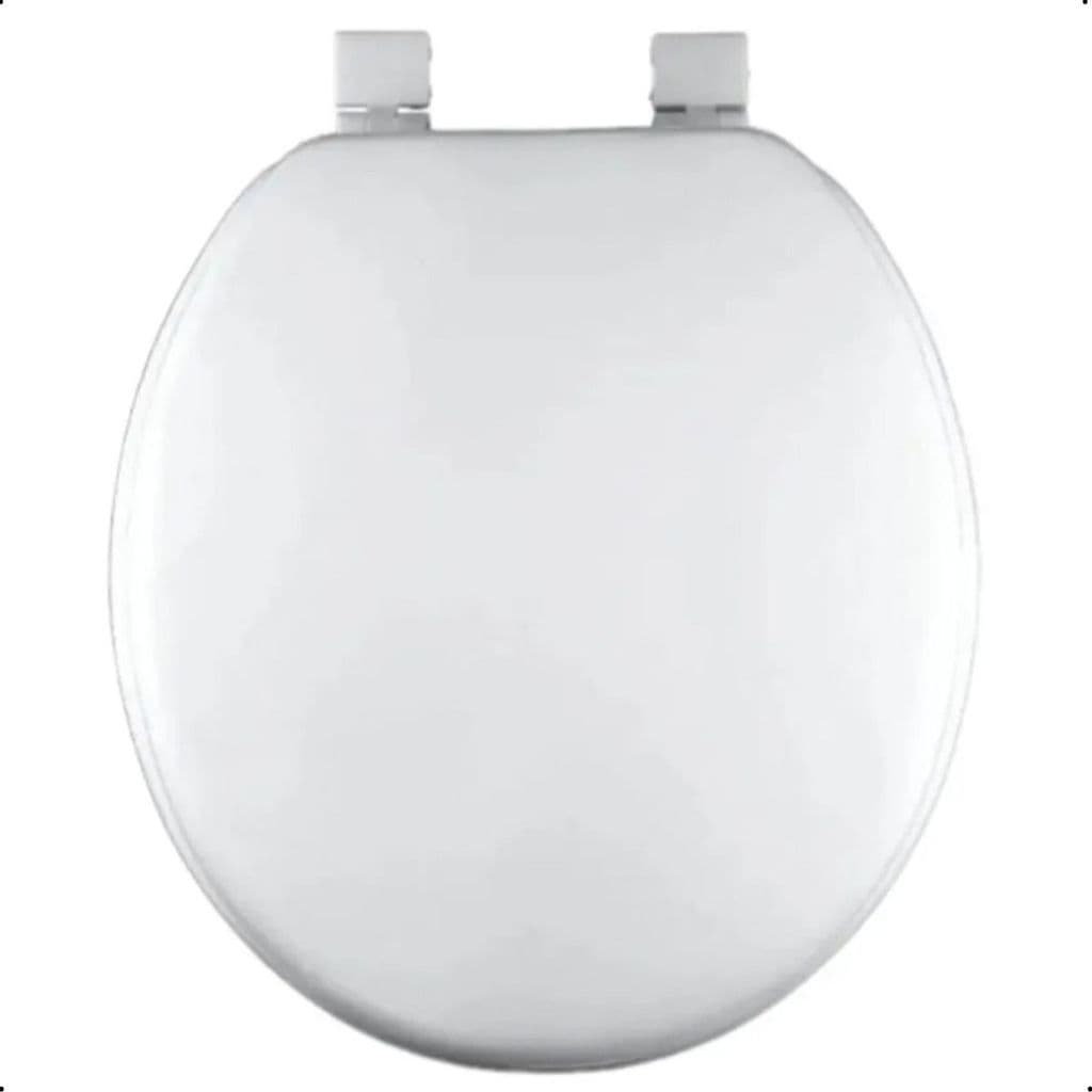 Assento Sanitário Almofadado Liso Branco
