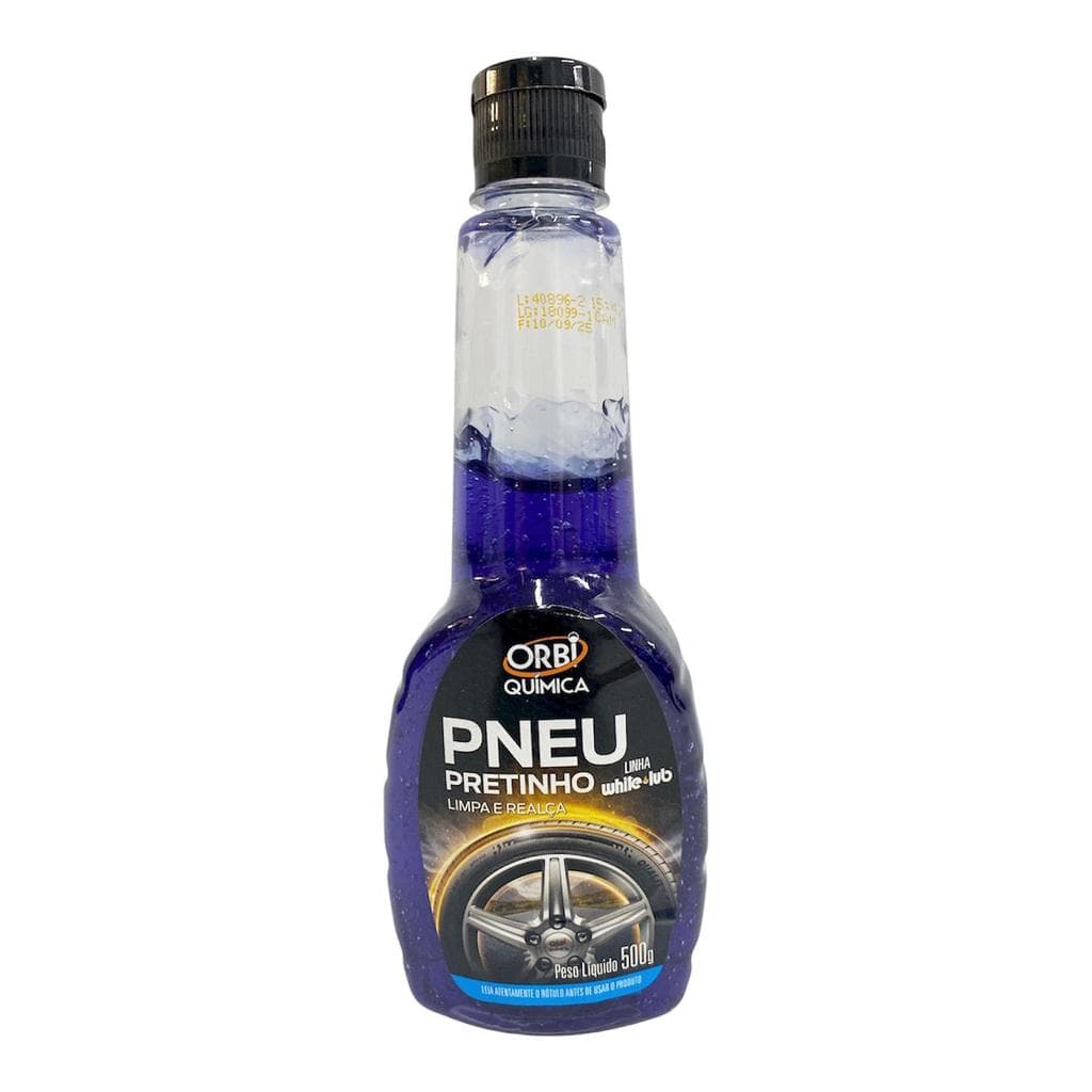 Pneu Pretinho Orbi 500ml Brilho Intenso Não Engordura