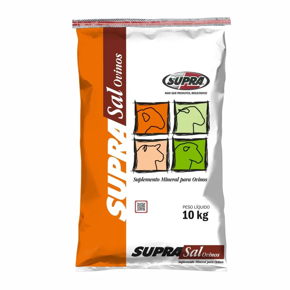 Sal Mineral Suplemento Suprasal Ovinos Carneiros Ovelha 10kg - ENTREGA IMEDIATA