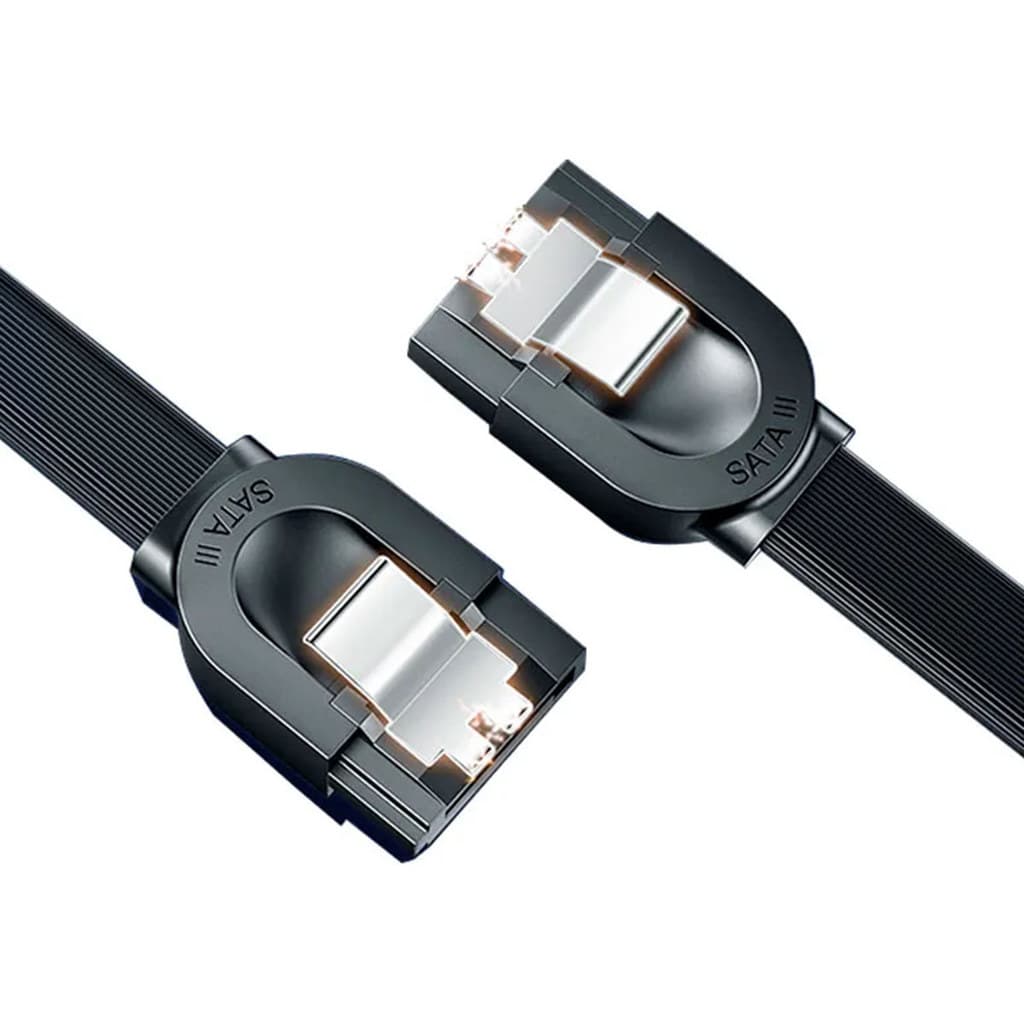CABO UGREEN SATA 3 0.5M US217 PRETO - 30797