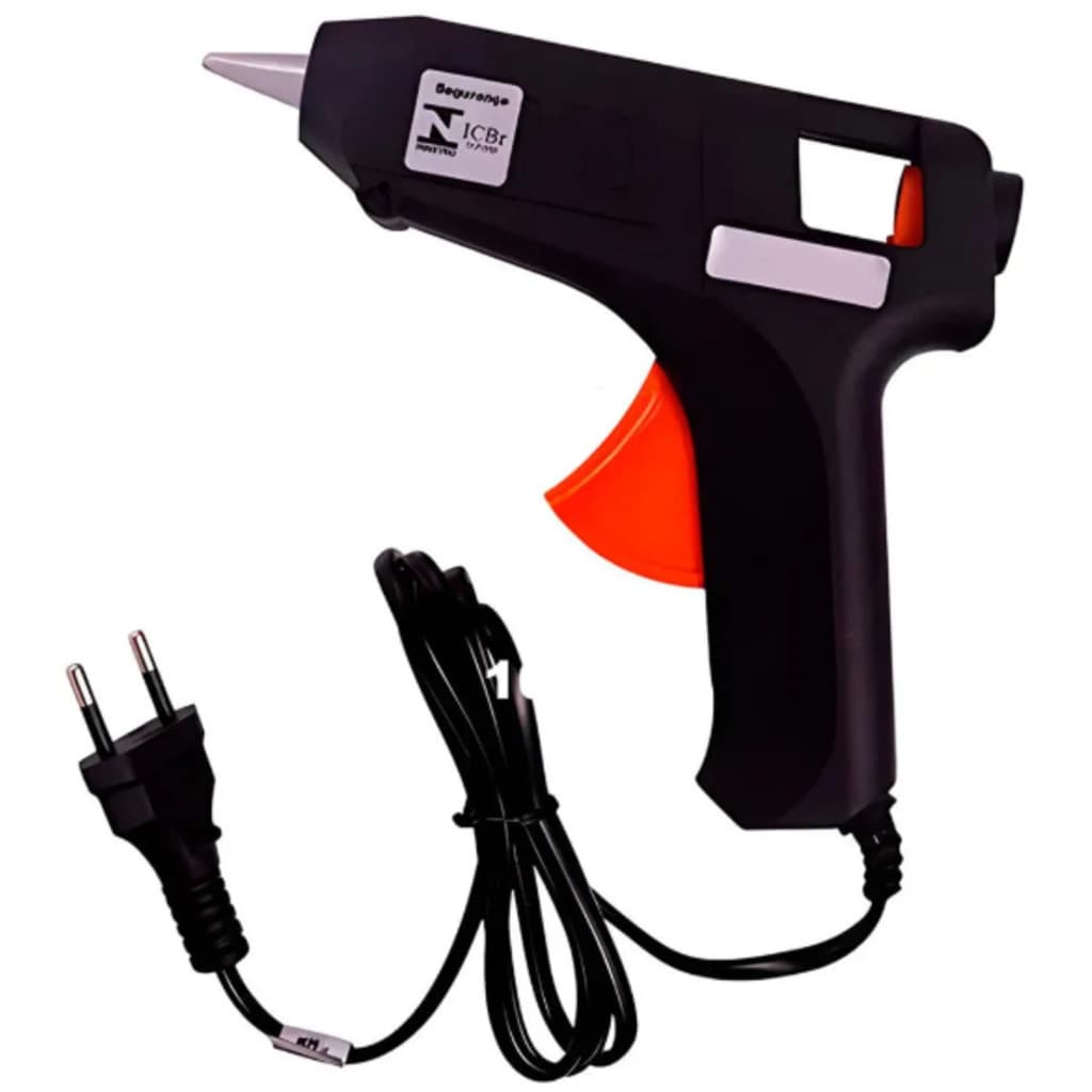 Pistola de Cola Quente Bivolt Multiuso para Artesanato e Uso Geral