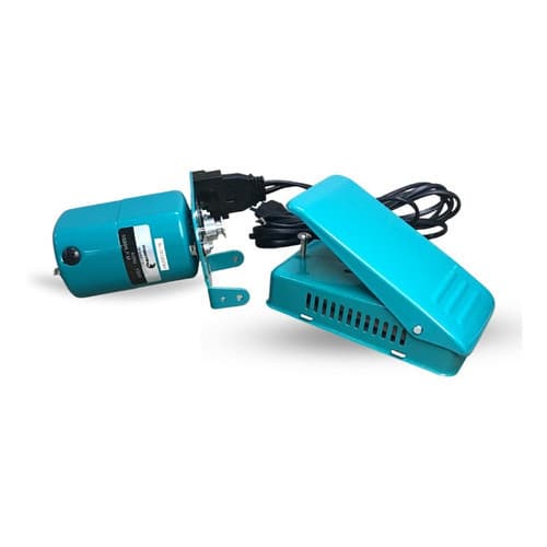 Motor e Pedal para Máquina de Costura Overlock 150W 60Hz com Alta Rotação de 8.500 rpm 127v