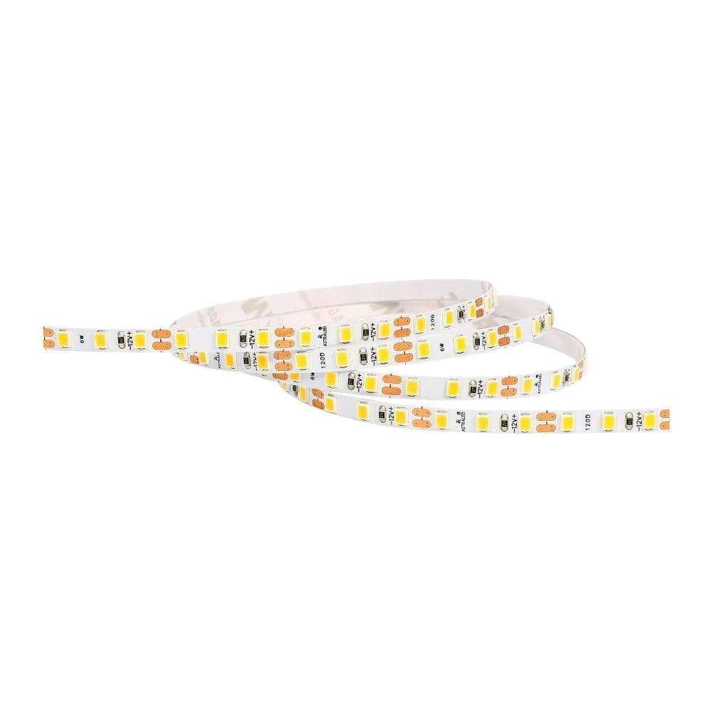 Fita Led 2835 P/Perfil Livo IRC80 12v 6w 120Leds/M 5m 3000K