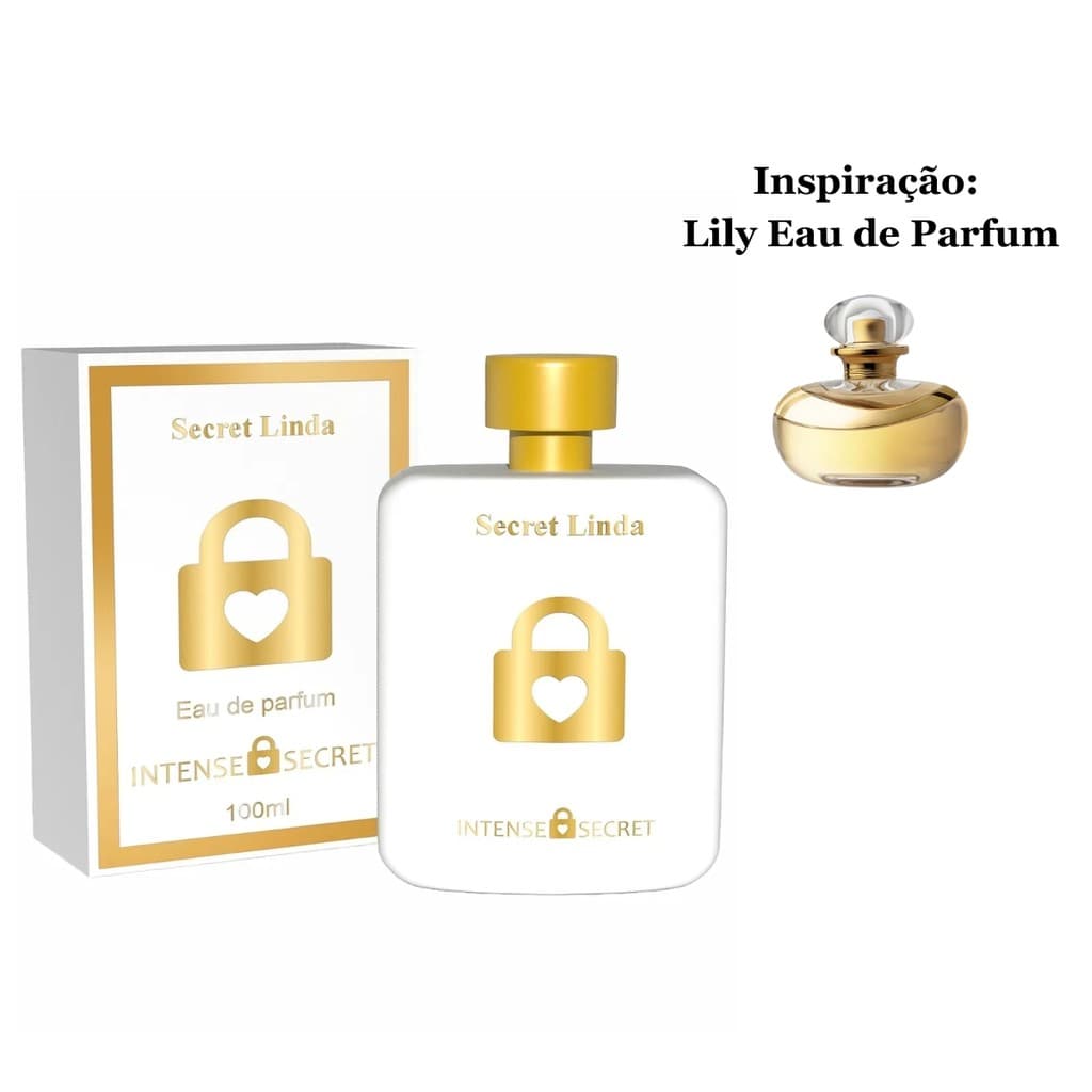 Eau de Parfum Feminino Secret Linda 100ml - Intense Secret