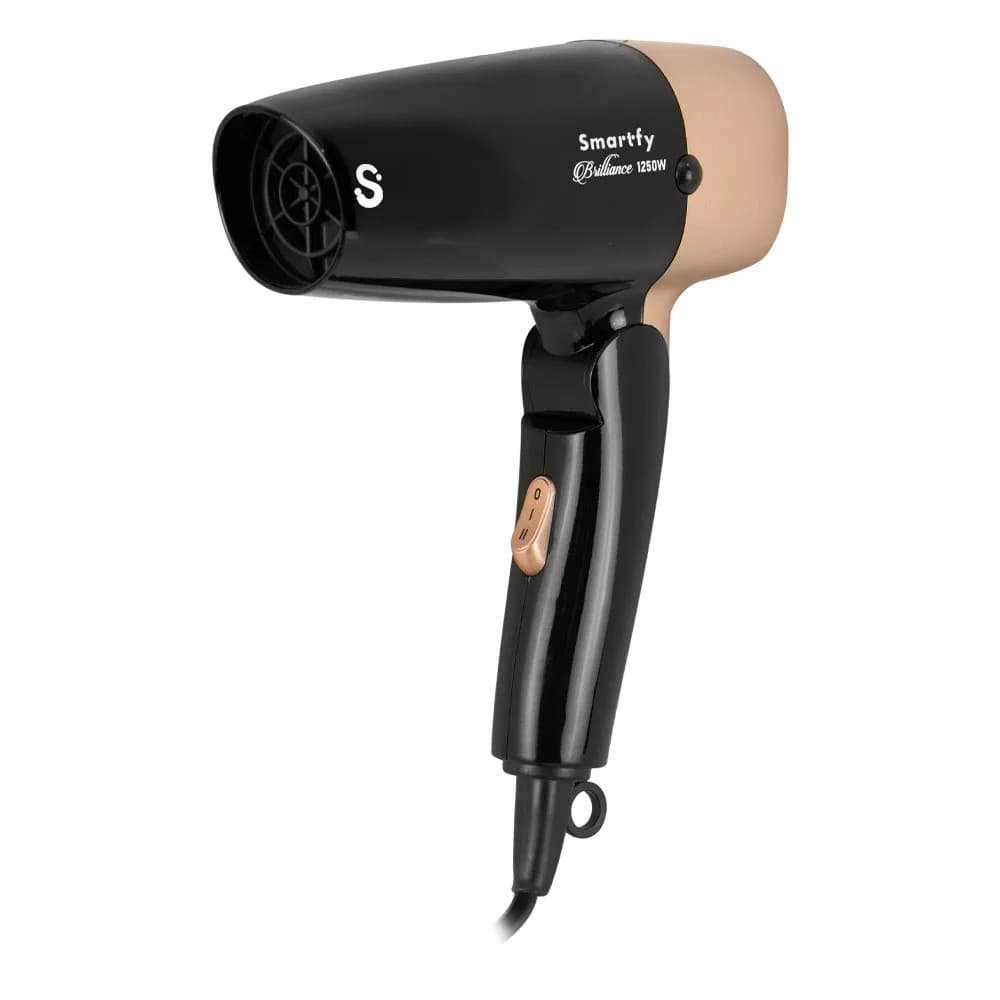 Secador de Cabelo Smartfy SM11 Brilliance - 1250W - Bivolt - 50/60Hz - Preto