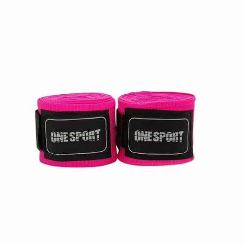 Bandagem Rosa 3 metros - boxe/muaythai - One Sport - lutas