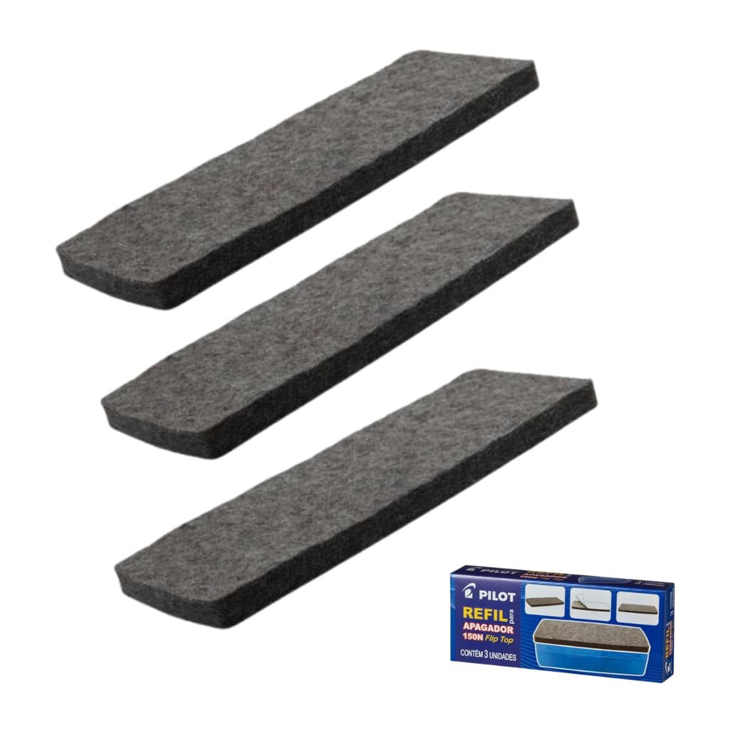 Refil de apagador para Quadro Branco Flip Top 150N Pilot 3 un
