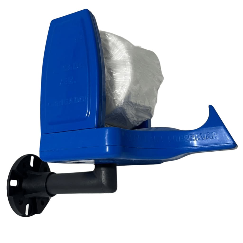Suporte Para Bobina Fundo Estrela Parede + Bobina Saco Plasti