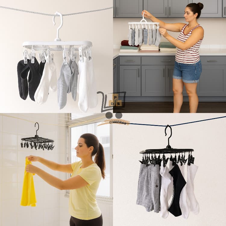 Varal De Calcinha Roupa Intima 26 Prendedores Retratil Apartamento