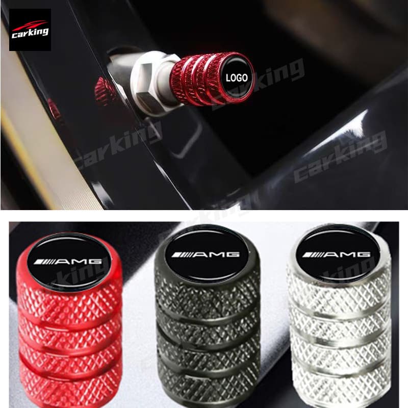kit 4 amg Tampinha Tampas Da Válvula De Pneu Bico Metal Alumínio Carro Biquinho, Moto, Bicicleta