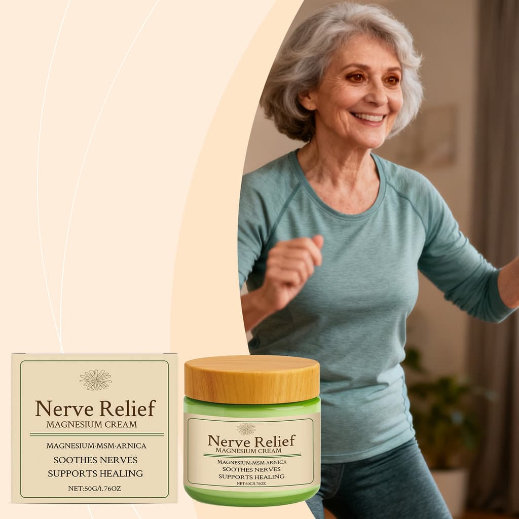 Creme De Magnésio Para Alívio Do Nervo 50g Conforto Muscular E Articular – Proporciona Calmante No Pulso , Costas , Ombr