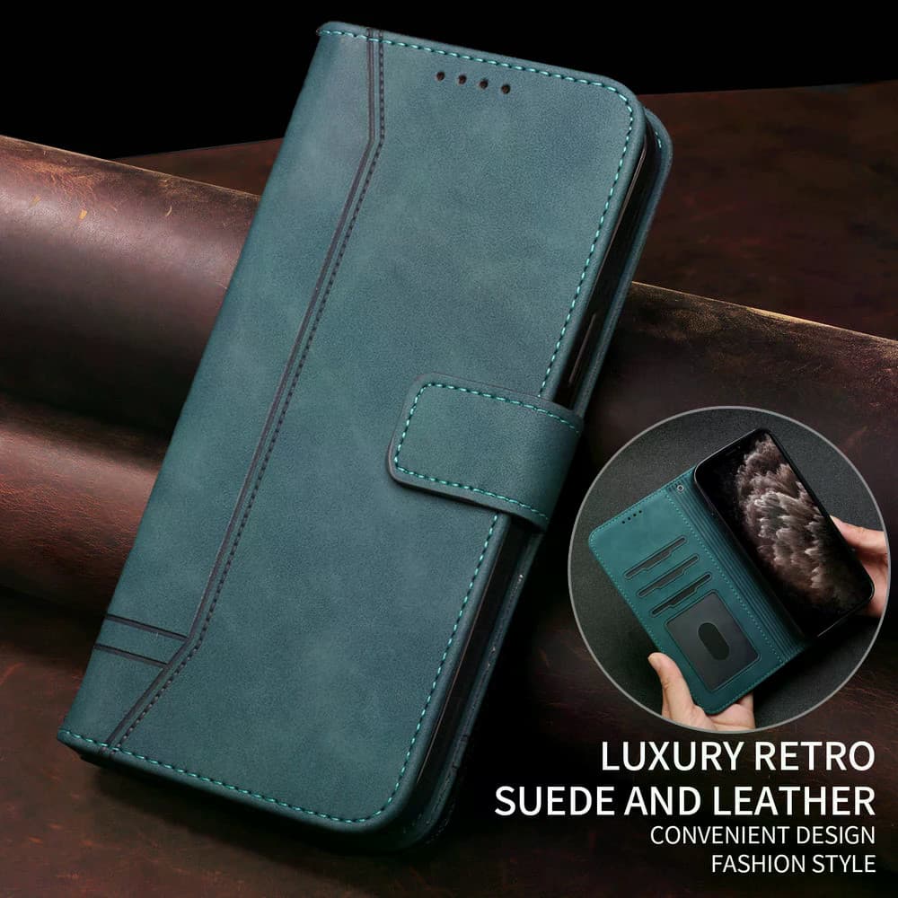 Para Motorola Moto G86 G56 G15 G05 G85 G75 G55 G35 G04 G14 G24 G34 G54 G84 Edge 60 50 40 30 Fusion Flip Case Couro Livr