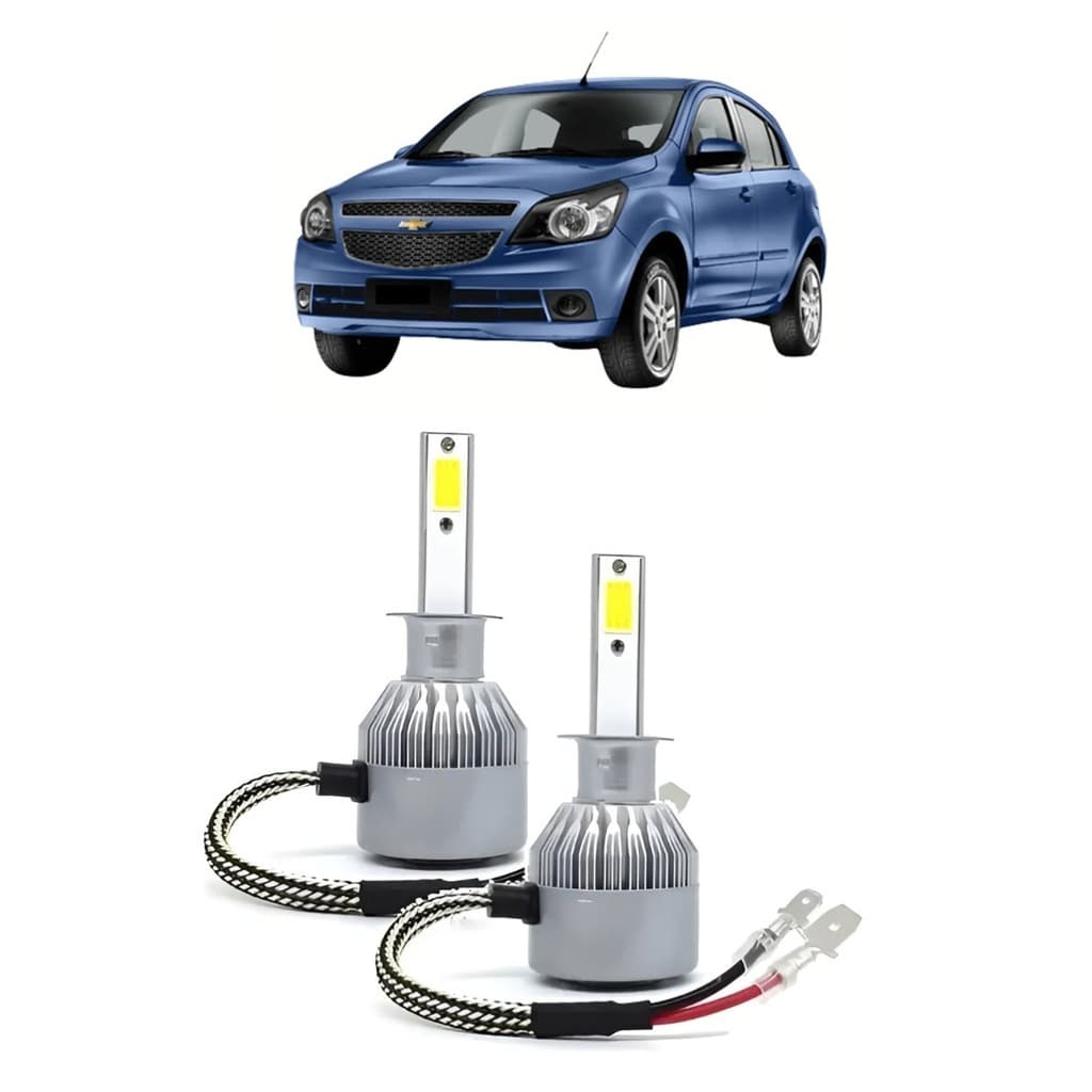 Par Lampada Super LED Farol de Milha Agile Montana 2011 2012 2013 6000k H3