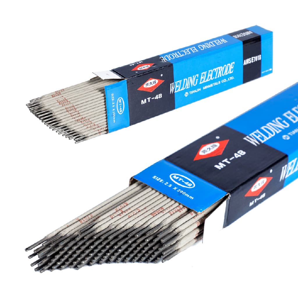 Eletrodo Revestido AWS E7018 2.5mm Solda MMA 350mm Embalagem 1 kg Aço Carbono