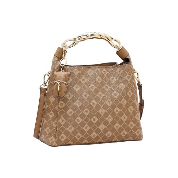 Bolsa feminina três divisões Chenson monograma 85388