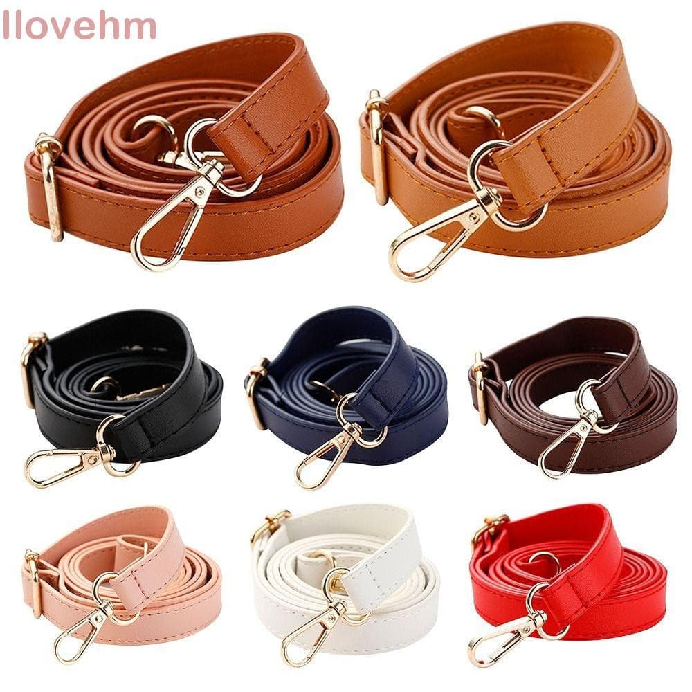 LUCKY-ILOVEHM 130 Cm Alça De Couro Feminina Crossbody Bolsas De Ombro Ajustáveis Acessórios